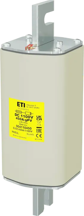 Obrázek NHS3L gPV 450A/1100V DC