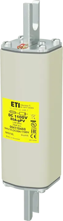 Obrázek NHU1XL gPV 80A/1100V DC UL