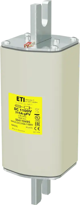 Obrázek NHU3L gPV 315A/1100V DC UL