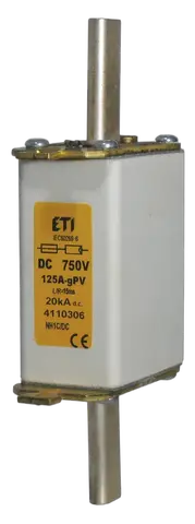 Obrázek NH0 gR 80A/750V DC