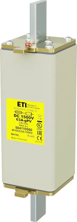 Obrázek NH1XL gPV 63A/1500V DC UL