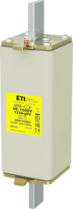 Obrázek NH1XL gPV 125A/1500V DC UL