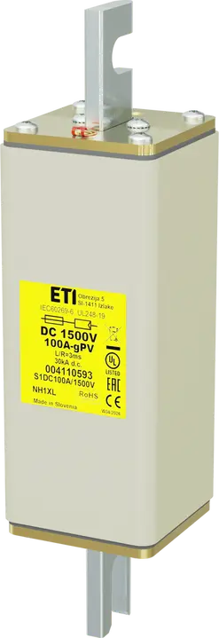 Obrázek NHS1XL gPV 100A/1500V DC UL