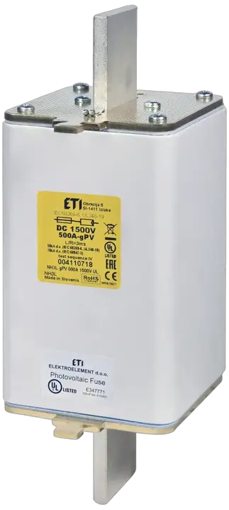 Obrázek NH3L gPV 400A/1500V DC UL