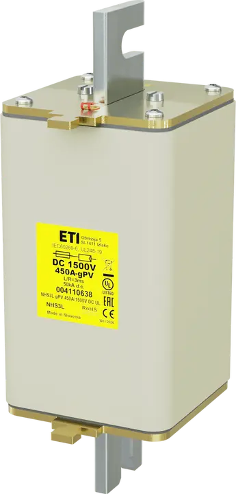 Obrázek NHS3L gPV 450A/1500V DC UL