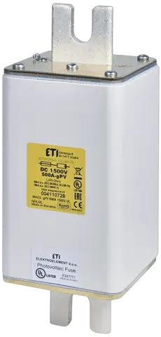 NHU3L gPV 500A/1500V DC UL