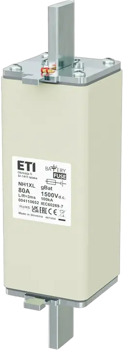 Obrázek NH1XL gBat 80A/1500V DC