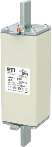 NH1XL gBat 80A/1500V DC