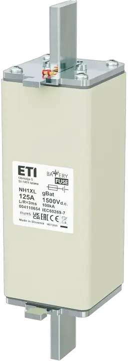 Obrázek NH1XL gBat 125A/1500V DC