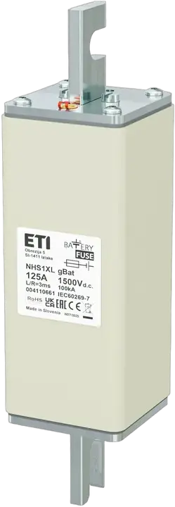 Obrázek NHS1XL gBat 125A/1500V DC