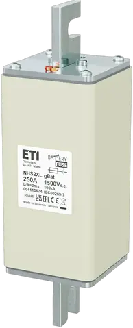 NHS2XL gBat 250A/1500V DC