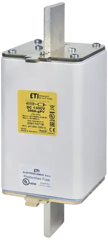 NH3L gPV 400A/1500V DC 70kA