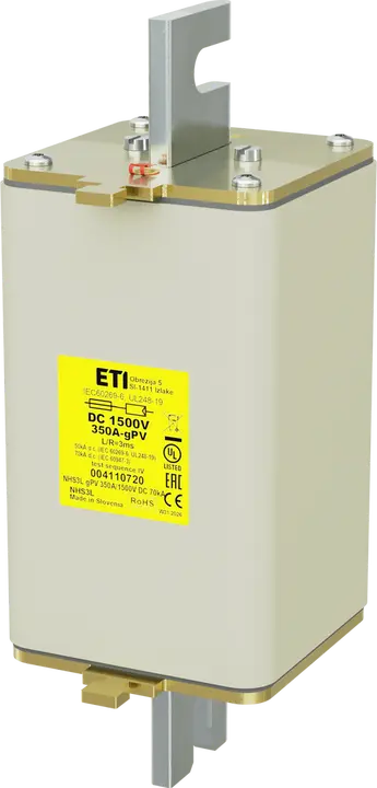 Obrázek NHS3L gPV 350A/1500V DC 70kA