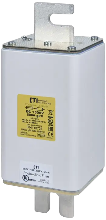 Obrázek NHS3L gPV 400A/1500V DC 70kA
