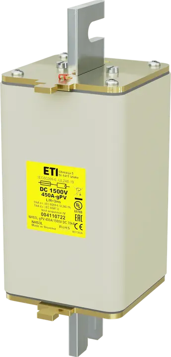 Obrázek NHS3L gPV 450A/1500V DC 70kA