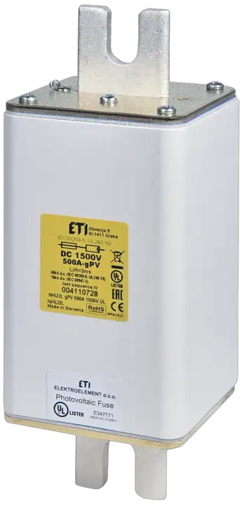 Obrázek NHU3L gPV 450A/1500V DC 70kA