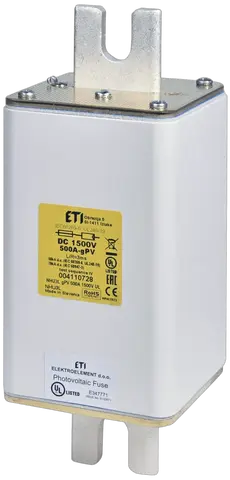 NHU3L gPV 450A/1500V DC 70kA