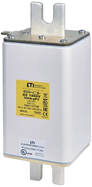 Obrázek NHS3L/MS gPV 400A/1500V DC UL