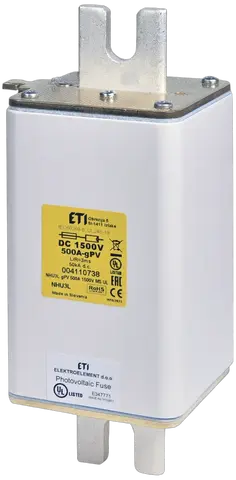 NHS3L/MS gPV 450A/1500V DC UL