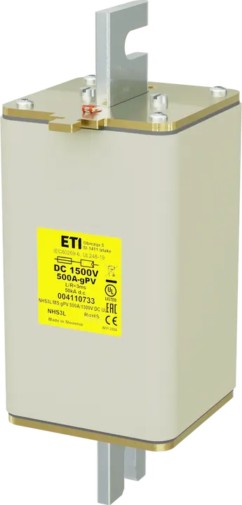 Obrázek NHS3L/MS gPV 500A/1500V DC UL