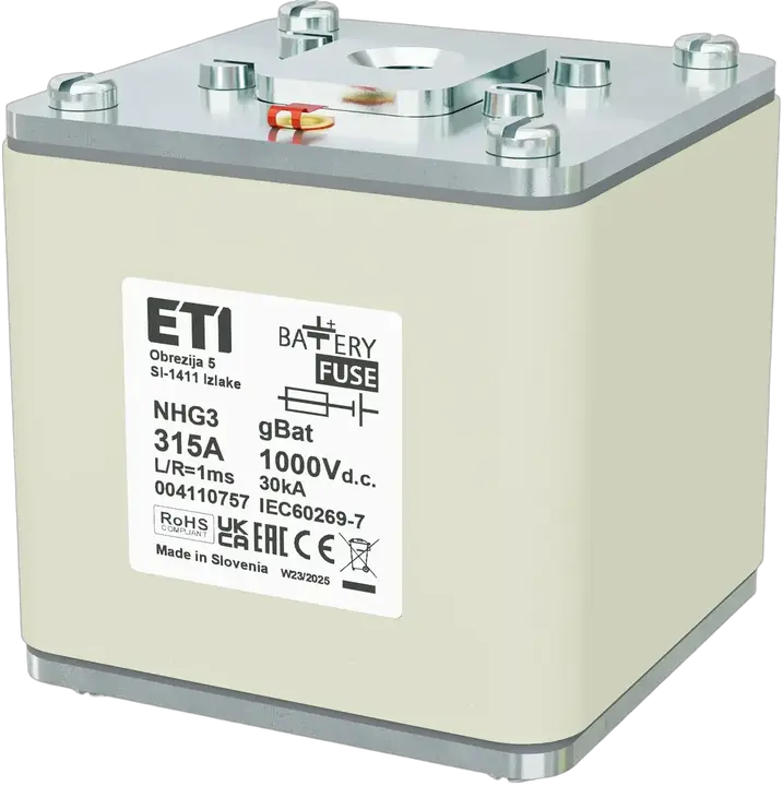Obrázek NHG3 gBat 315A/1000V DC