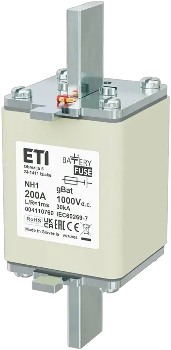 Obrázek NH1 gBat 200A/1000V DC