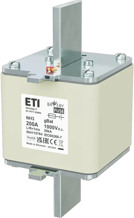 Obrázek NH3 gBat 200A/1000V DC