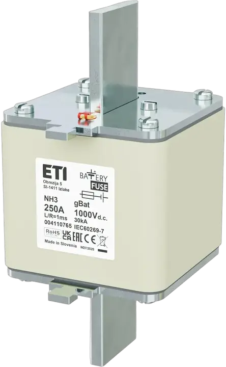 Obrázek NH3 gBat 250A/1000V DC