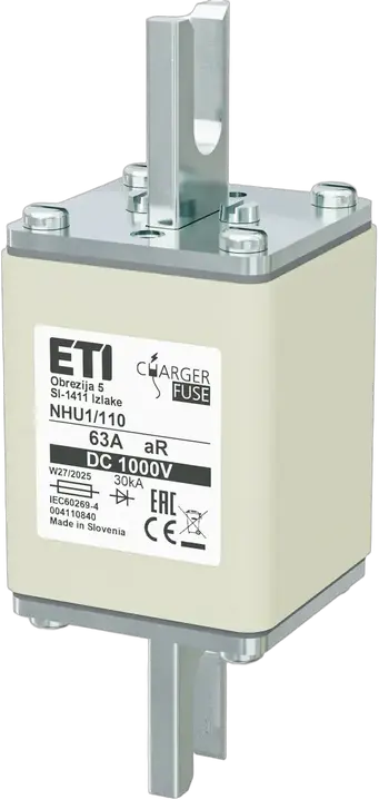 Obrázek NHU1/110 aR 63A/1000V DC