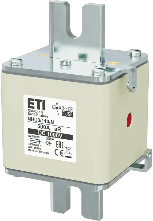 Obrázek NHU3/110/M aR 500A/1000V DC
