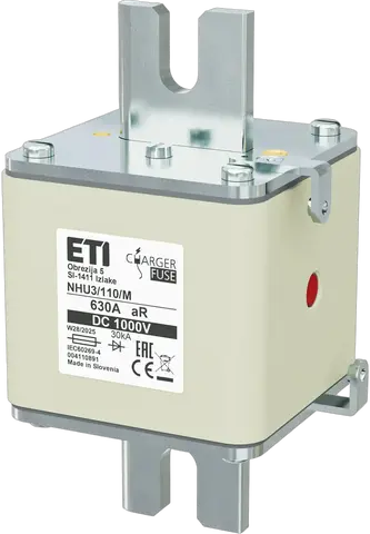 NHU3/110/M aR 630A/1000V DC