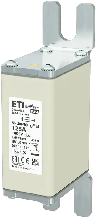 Obrázek NHU00/90 gBat 125A/1000V DC