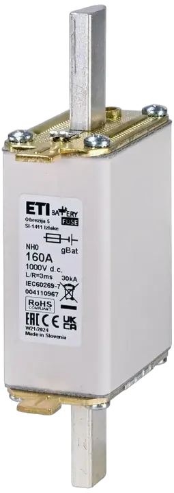 Obrázek NH0 gBat 100A/1000V DC
