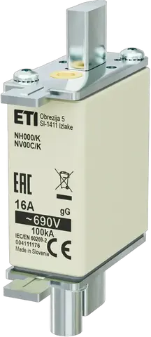 Obrázek NH000/K gG 16A/690V