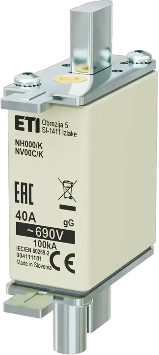 Obrázek NH000/K gG 40A/690V