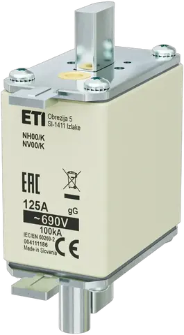 NH00/K gG 125A/690V
