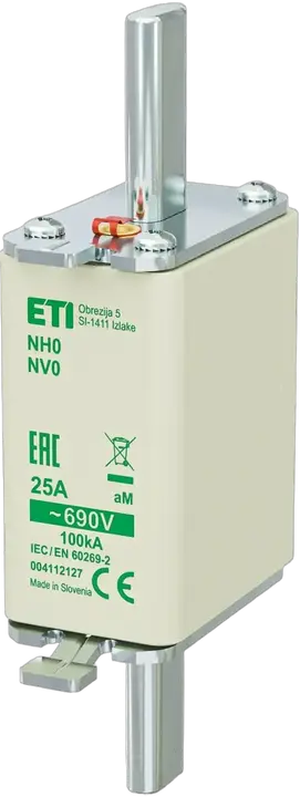 Obrázek NH0 aM 25A/690V