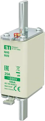 Obrázek NH0 aM 25A/690V
