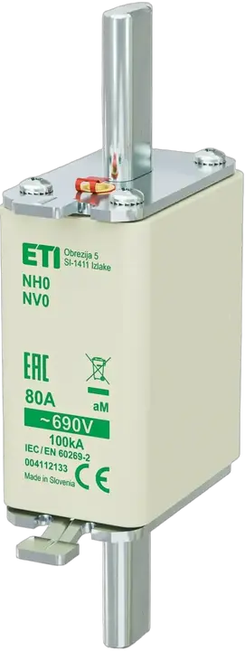 Obrázek NH0 aM 80A/690V