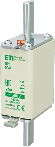 Obrázek NH0 aM 80A/690V