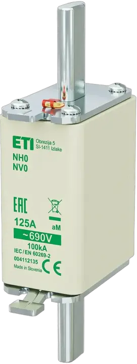 Obrázek NH0 aM 125A/690V