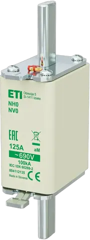 Obrázek NH0 aM 125A/690V