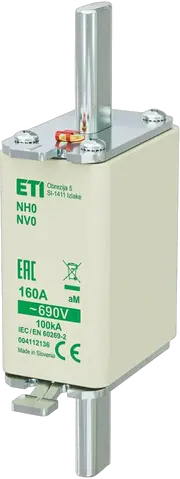 NH0 aM 160A/690V
