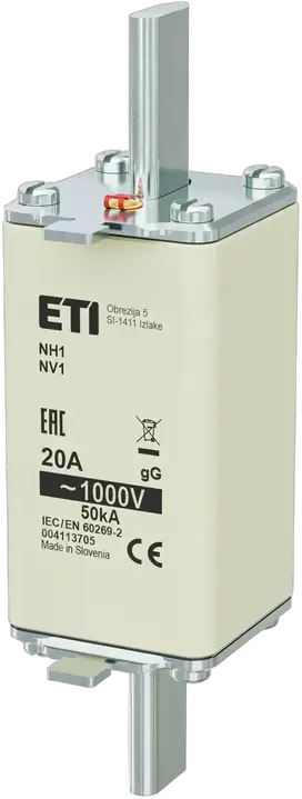 Obrázek NH1/85 gG 20A/1000V