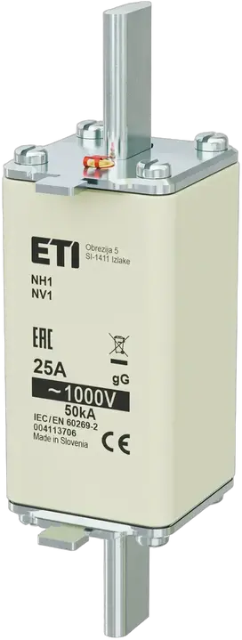 Obrázek NH1/85 gG 25A/1000V