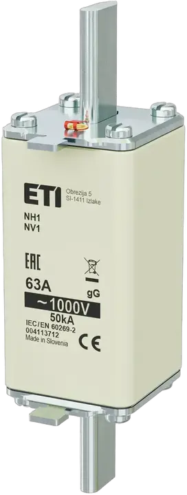 Obrázek NH1/85 gG 63A/1000V