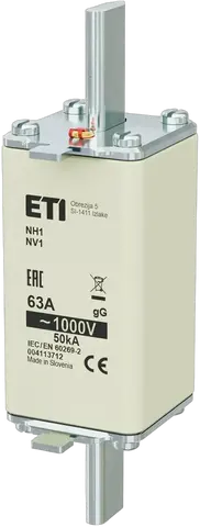 Obrázek NH1/85 gG 63A/1000V