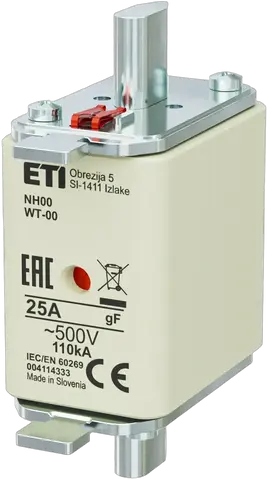 Obrázek NH00 gF 25A/500V