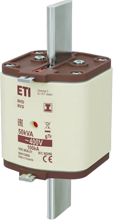 Obrázek NH3/I gTr 72A/400V/50kVA
