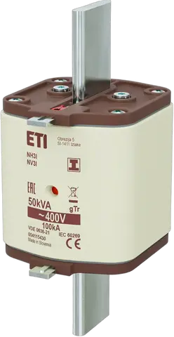 NH3/I gTr 72A/400V/50kVA
